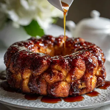 Monkey Bread Recipe: Crispy Baked Cinnamon Rolls Recipe Card
