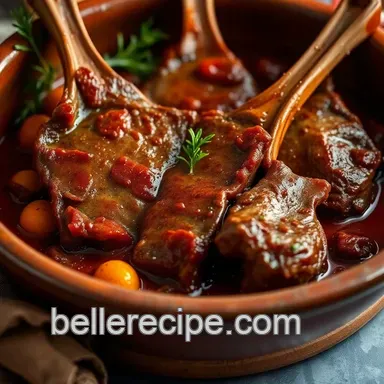 Easy & Juicy Lamb Chops Cooked in a Tajine: My Favorite Herb-Glazed Recipe Recipe Card