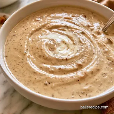 Mushroom Sour Cream Soup for 5 Servings
