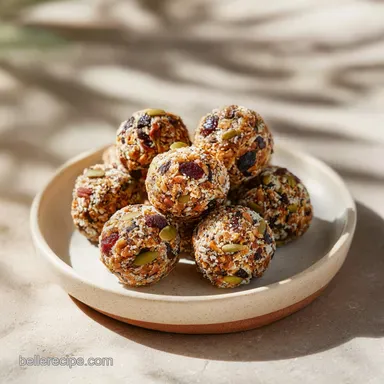 No Bake Energy Bites in 15 Minutes Recipe Card