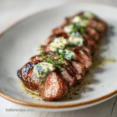 Pan Seared Venison Backstrap Recipe for 4 Servings Recipe Card