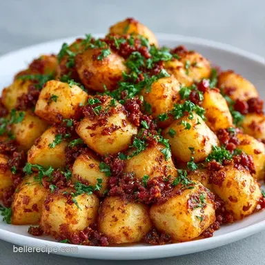 Papas Con Chorizo Recipe in 30 Minutes Recipe Card
