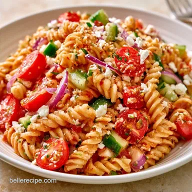 Pasta Salad with Feta and Herbs for 8