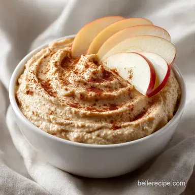 Peanut Butter Apple Dip in 5 Minutes Recipe Card