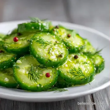Peppercorn Garlic Pickles in 15 Mins Recipe Card