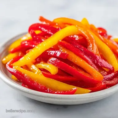 Pickled Bell Peppers: Shatter Crisp Recipe Card