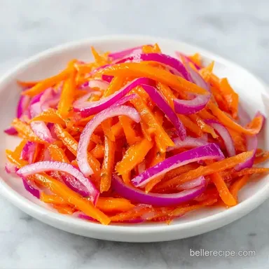 Pickled Carrots and Onions in 15 Minutes Recipe Card