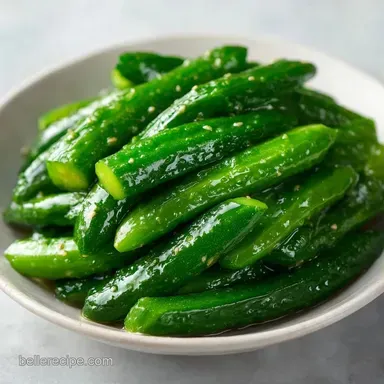 Pickled Cucumber Spears: Snappy Recipe Card