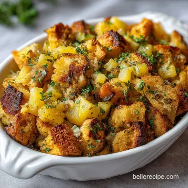 Pineapple Stuffing Recipe | Old Fashioned Baked