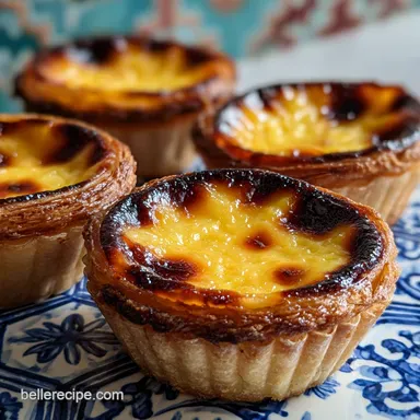 Portuguese Egg Tart Crispy Baked in 35 Minutes Recipe Card