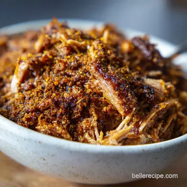 Pulled Pork Rub Recipe for Smoker | Thea Rosewood Recipe Card