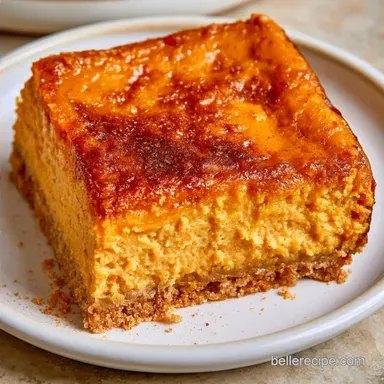 Pumpkin Bars Cheesecake for 16 Bars