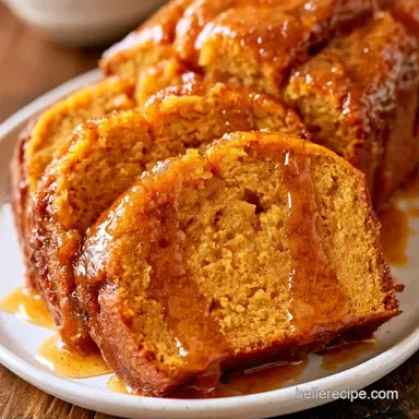 Pumpkin Bread with Glaze in 80 Minutes Recipe Card