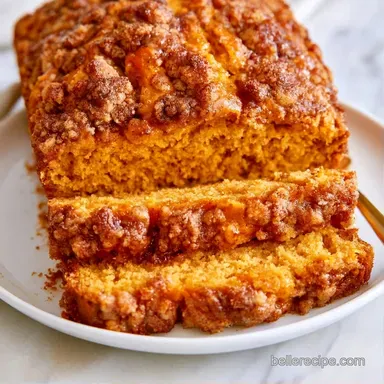 Pumpkin Bread With Streusel (85 Minutes) Recipe Card
