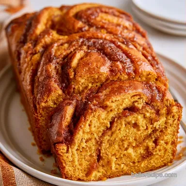 Pumpkin Swirl Yeast Bread for 6 Servings Recipe Card