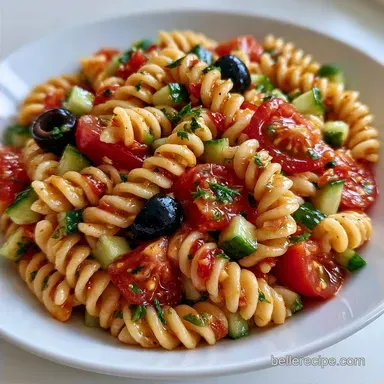 Quick Cold Pasta Salad in 30 Minutes