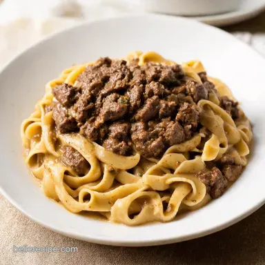 Beef Stroganoff with Ground Beef Quick Cozy Comfort
