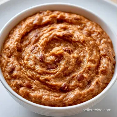 Quick Refried Beans Recipe in 20 Minutes Recipe Card