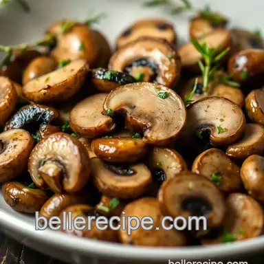 Easy & Delicious Quick Sautéed Baby Bella Mushrooms Delight: My Favorite Herb-Infused Recipe Recipe Card
