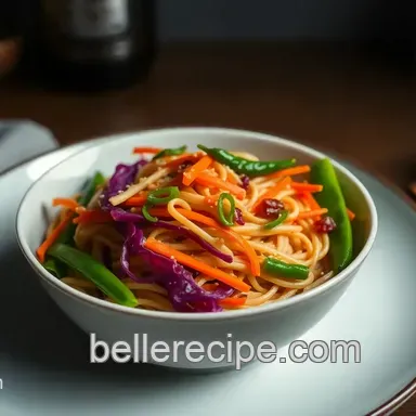 Rainbow Bowl Noodles: Your Speedy Weeknight Winner!