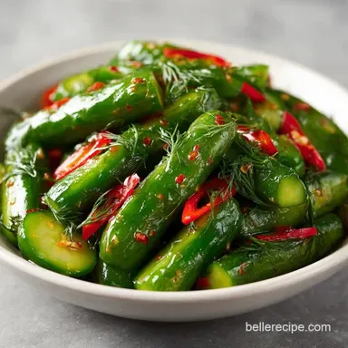 Red Pepper Dill Spears in 20 Minutes Recipe Card