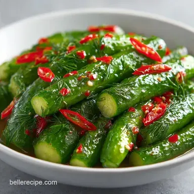Red Pepper Dill Spears in 20 Minutes