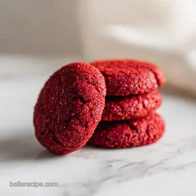 Red Velvet Cookies Recipe: Chewy and Soft in 20 Minutes Recipe Card