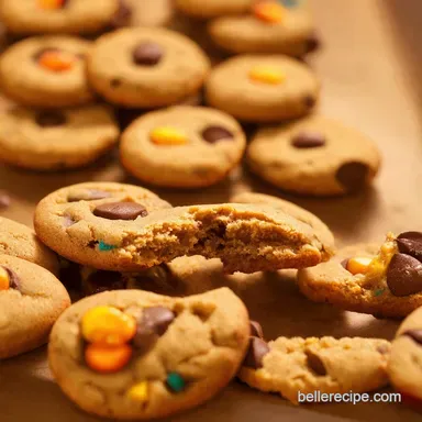 Reeses Pieces Cookies Peanut Butter Bliss Recipe Card