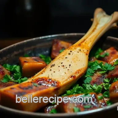 Rich and Savory Bone Marrow Cooking: Oven Roasted with Parsley Salad