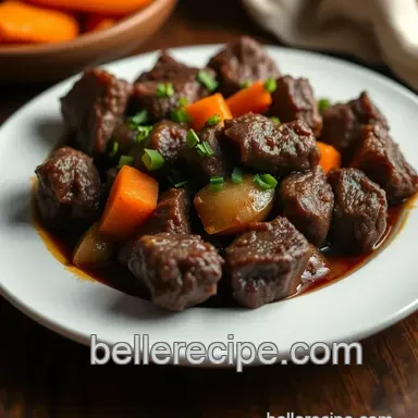Easy & Juicy Braised Beef Short Ribs Recipe: My Family's Favorite Dish Recipe Card