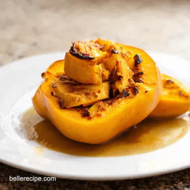 MapleBalsamic Roasted Delicata Squash Autumn Delight Recipe Card