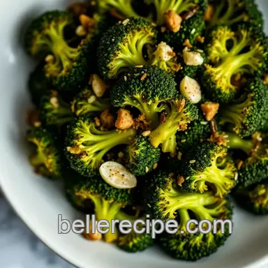 Easy Roasted Romanesco Broccoli with Garlic & Lemon Zest Recipe Recipe Card