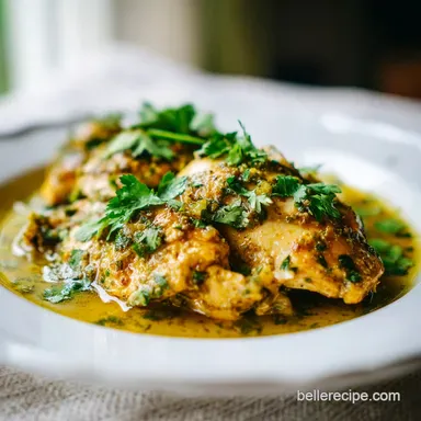 4 Ingredient Slow Cooker Salsa Verde Chicken for 6 Recipe Card