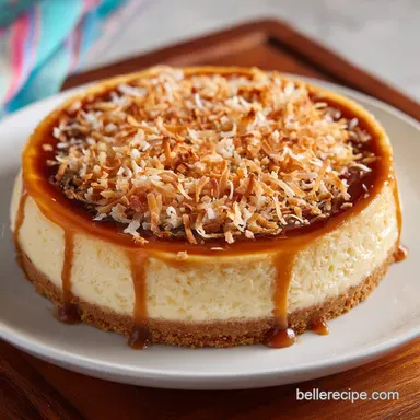Samoa Cheesecake Recipe for 12 Servings