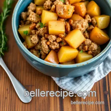 How to Savor Ground Turkey & Potatoes in 30 Min: A Delicious Skillet Recipe Recipe Card