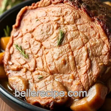 How to Savor Simple Slow Cooked Eye of Round Roast: A Delicious Family Meal Recipe Card