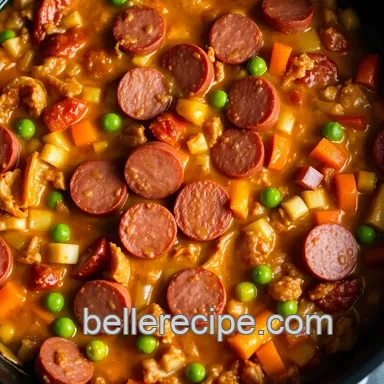 Easy & Hearty Bologna Chub Skillet Bake: A One-Pan Family Favorite Recipe Card