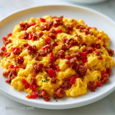 Savory Chorizo Breakfast in 21 Minutes Recipe Card