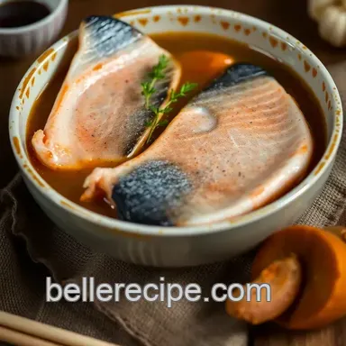 Savory Salmon Fish Head Soup: A Delight for Your Dinner Table Recipe Card