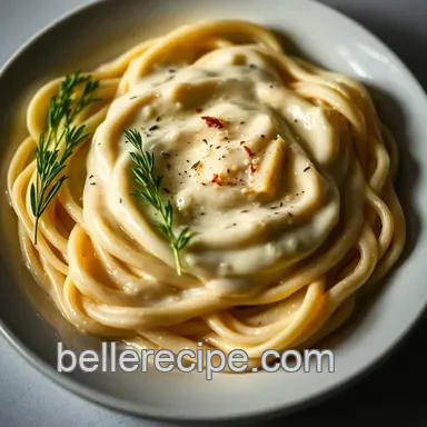 Easy Silky Garlic Parmesan Cream Sauce: Your Go-To Recipe for Comfort Recipe Card