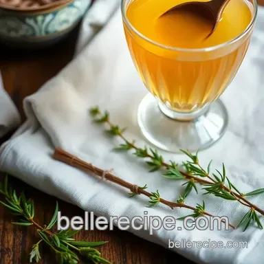 How to Make Soothing Simmer Goldenseal Root Herbal Tonic Recipe Card