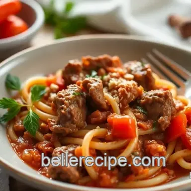 How to Make Simmered Lamb Ragu with Sweet Peppers: A Cozy Delight!