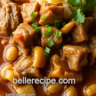 How to Make My Grandmother's Simmered Tripe Menudo with Hominy Delight Recipe Card