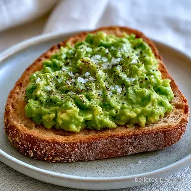 Avocado Toast in 5 Minutes Recipe Card