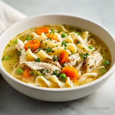 Chicken and Chicken Noodle Soup in 60 Minutes Recipe Card