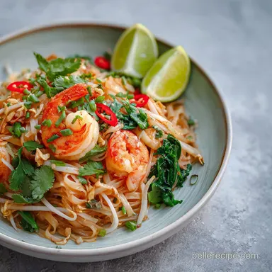 Pad Thai Recipe in 30 Minutes Recipe Card