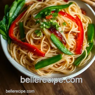 Easy Singapore Rice Noodles Recipe: A Quick Journey to the East Recipe Card