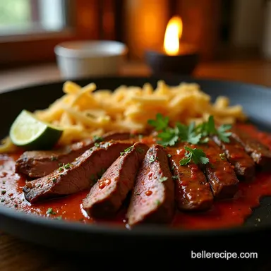 Sizzling Skirt Steak Fajitas TexMex Night Done Right Recipe Card