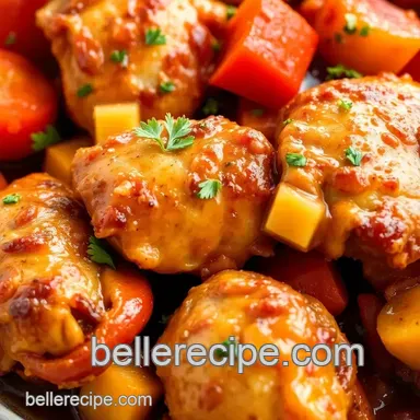 Easy & Juicy Slow Cooked Chicken: Fiery, Amazing Burst - My Family's Favorite Recipe Card