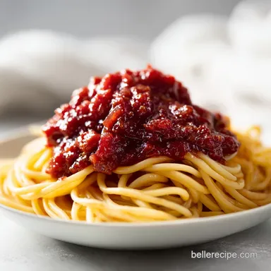 Meat Spaghetti Sauce with Ground Beef